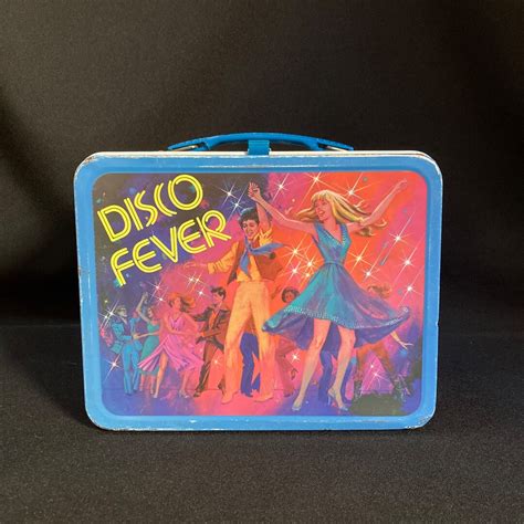 Vintage Disco Fever Metal Lunchbox by King